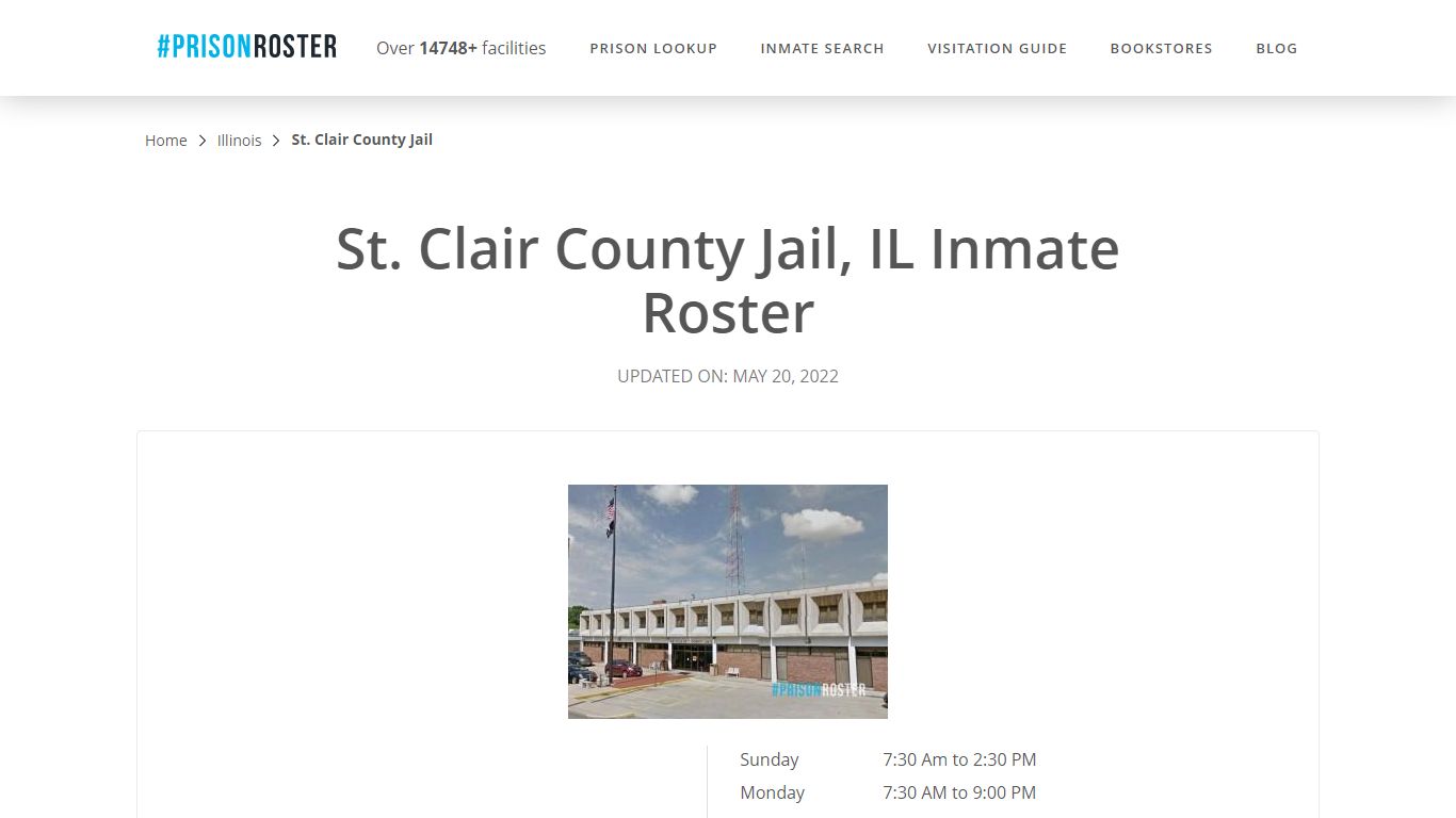 St. Clair County Jail, IL Inmate Roster